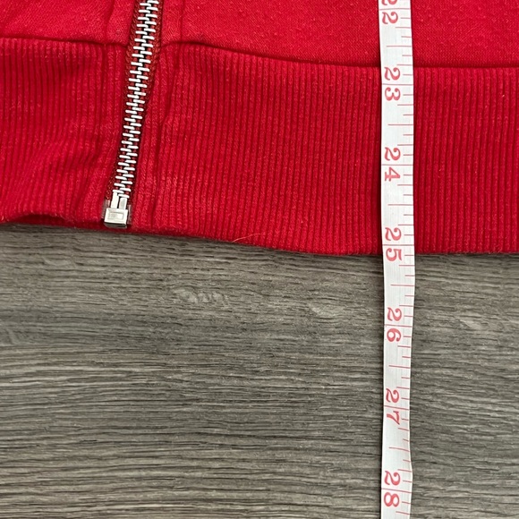 Red Zip-Up Hoodie - Picture 3 of 5